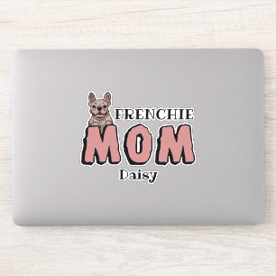 Sticker Maman française amoureuse du bouledogue français m