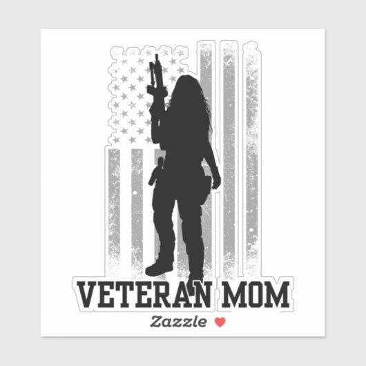 Sticker Maman vétéran (Feuille)