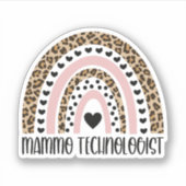 Sticker Mammo Technologue, Mammo Tech, Mammographie Techs (Devant)