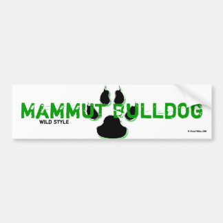 Sticker Mammut Bulldog
