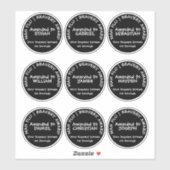 Sticker Man Flu Bravery Award Personnalisé (Feuille)