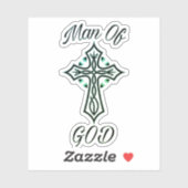 Sticker Man of God (Feuille)