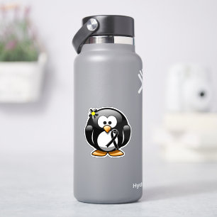 Sticker Manchot ruban noir