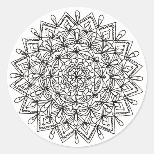 Sticker Mandala (Devant)
