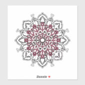 Sticker mandala (Feuille)