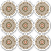 Sticker Mandala 2 moyen (Devant)