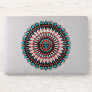 Sticker Mandala amérindienne