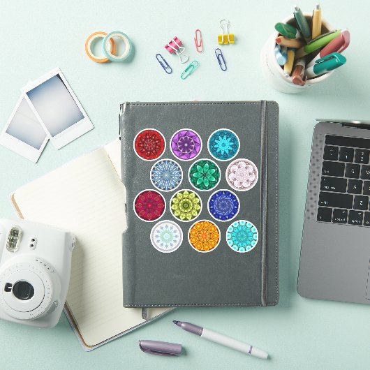 Sticker Mandala Birthstone (Couverture iPad)