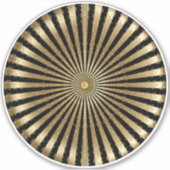 Sticker Mandala Black and Gold (Devant)