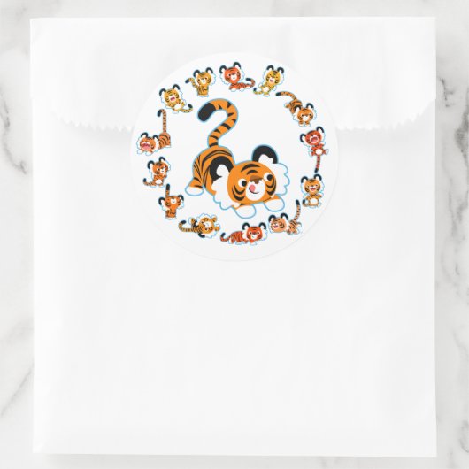 Sticker Mandala (Bleu) (Sac)