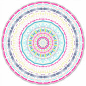Sticker mandala coloré (Devant)