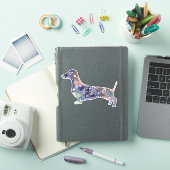 Sticker Mandala Dachshund (Couverture iPad)