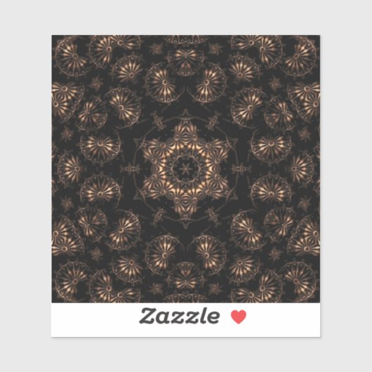 Sticker Mandala de l'âge de bronze (Feuille)