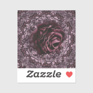 Sticker Mandala de rose 