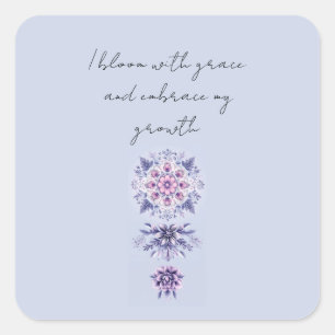Sticker Mandala de Serenity en fleurs