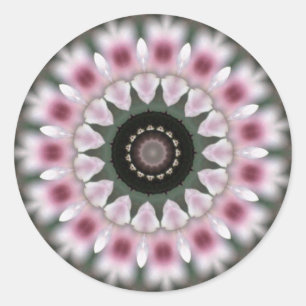 Sticker Mandala Doux Rose