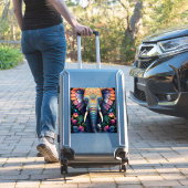 Sticker Mandala éléphant à floraison nocturne (Valise Insitu)