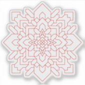Sticker Mandala géométrique #1 (Devant)