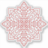 Sticker Mandala géométrique #13 (Devant)