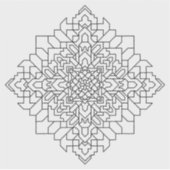 Sticker Mandala géométrique #14 (Devant)