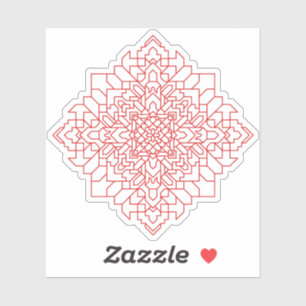 Sticker Mandala géométrique #14