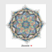 Sticker Mandala Multicolor Boho (Feuille)