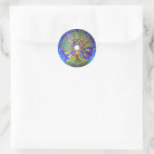 Sticker Mandala Pleine lune de solstice d'hiver (Sac)