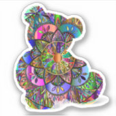 Sticker Mandala Teddy Bear (Devant)