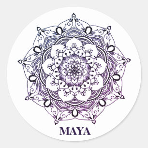 Sticker Mandala van de Henna van de Naam/van de