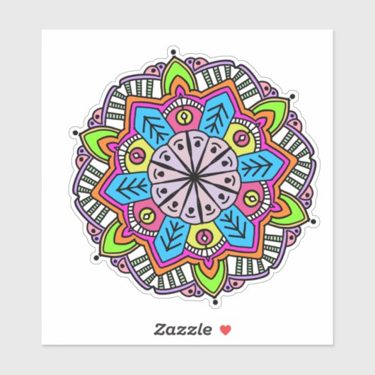 Sticker Mandela Designs (Feuille)