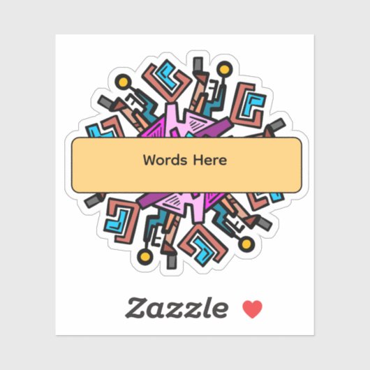 Sticker Mandela Designs (Feuille)