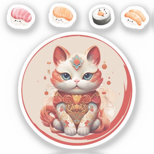 Sticker Maneki Neko (Recto)