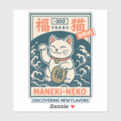 Sticker Maneki-Neko (Feuille)