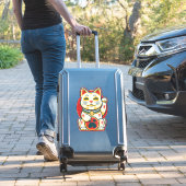 Sticker Maneki Neko - Chat chanceux (Valise Insitu)
