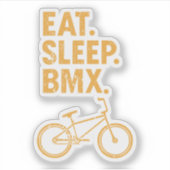 Sticker Manger, Dormir, BMX (Devant)