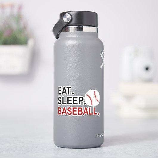 Sticker Mangez le baseball du sommeil (HydroFlask)