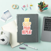 Sticker Mangez le sommeil Prier Répéter (Couverture iPad)