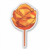 Sticker Mango Épicé Sur Un Bâton (Devant)