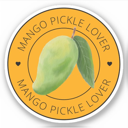 Sticker Mango Lover (Devant)