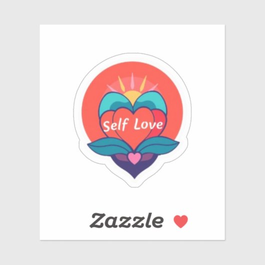Sticker Manifestation and Self Love Aesthetic Vinyl  (Feuille)