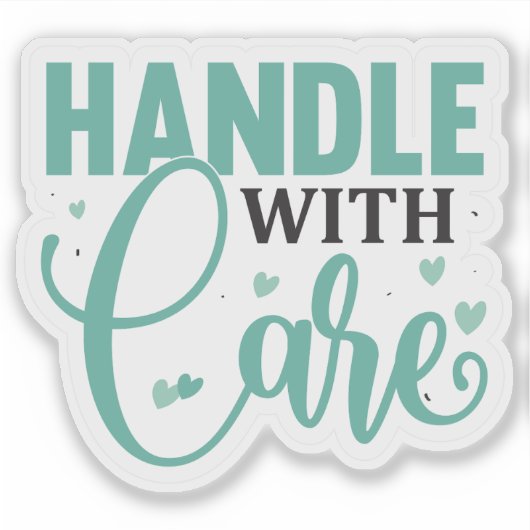 Sticker Manipulation avec soin (Devant)