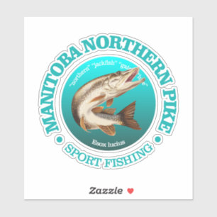 Sticker Manitoba Pike Fishing
