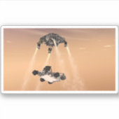 Sticker Manoeuvre de Sky Crane pendant la descente Mars de (Devant)