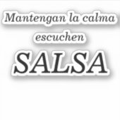 Sticker Mantengan la calma (Devant)