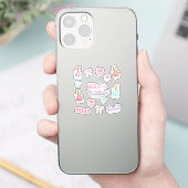 Sticker Manucure et Pédicure Fête Manucure Pédicure Vernis (Téléphone)