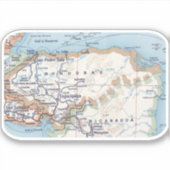 Sticker Mapa de Honduras (Devant)