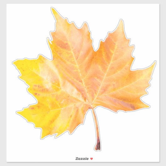 Sticker Maple autumn (Feuille)