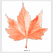 Sticker Maple autumn (Feuille)