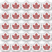 Sticker Maple Leaf Grade Dark Robuste goût (Devant)