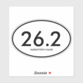 Sticker Marathon de 26,2 (Feuille)